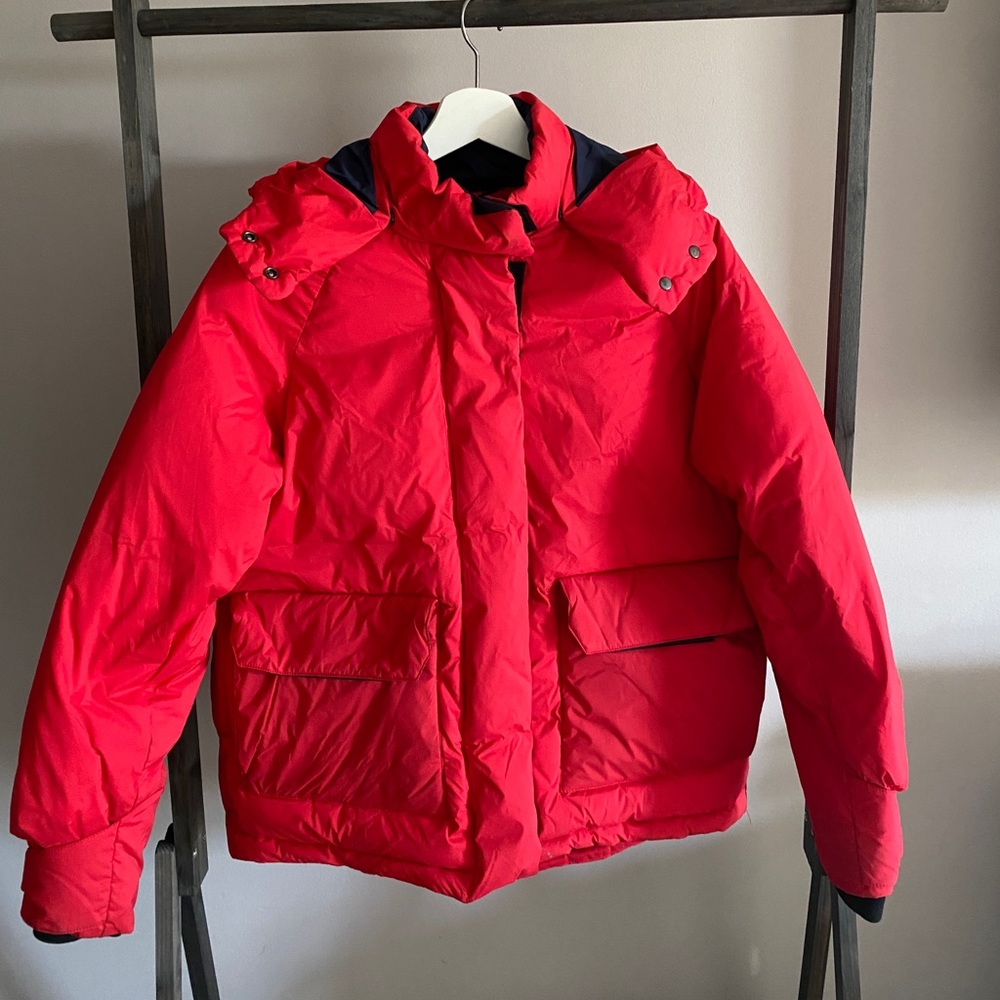 Rag and Bone red puffer jacket